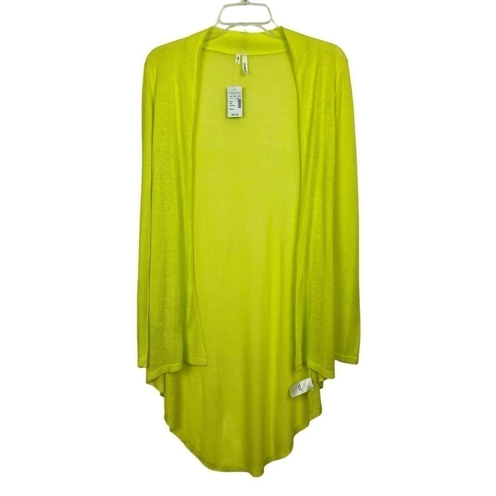 NWT Studio Y from Maurice’s Women’s Cardigan Lightweight Sweater Sz Small Green